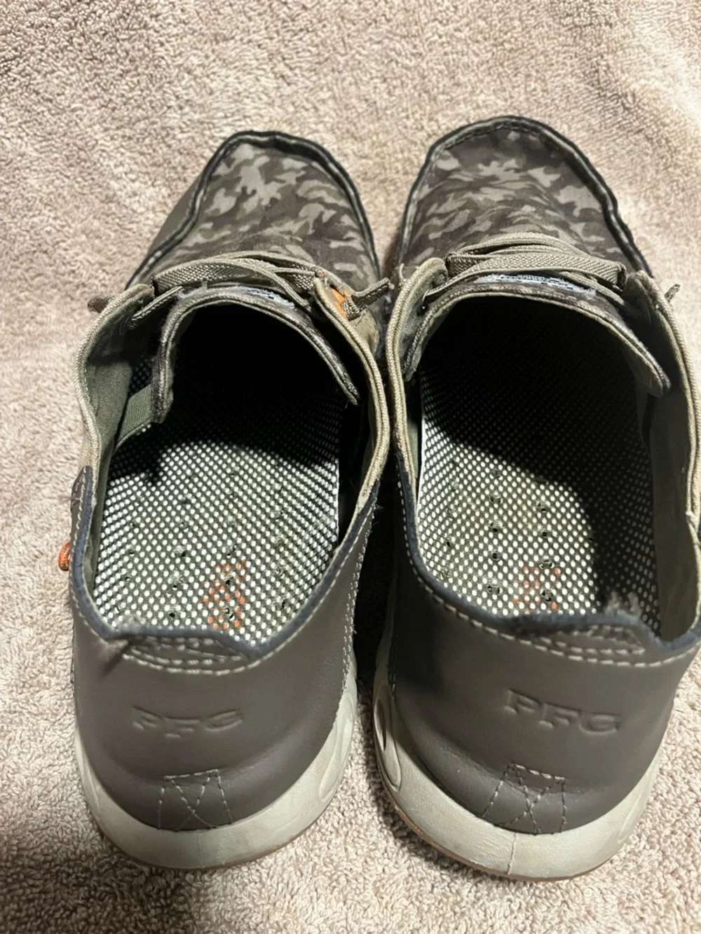 Columbia PFG Camo Bahama Vent Relaxed Men's Size 12 Fishing Hunting Boat Shoes - Picture 5 of 7